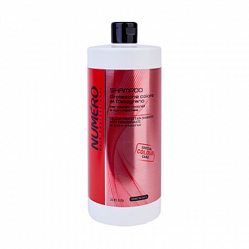 B080096 NUMERO Шампунь для защиты цвета с экстрактом граната для окрашенных и мелированных волос, 1000 мл